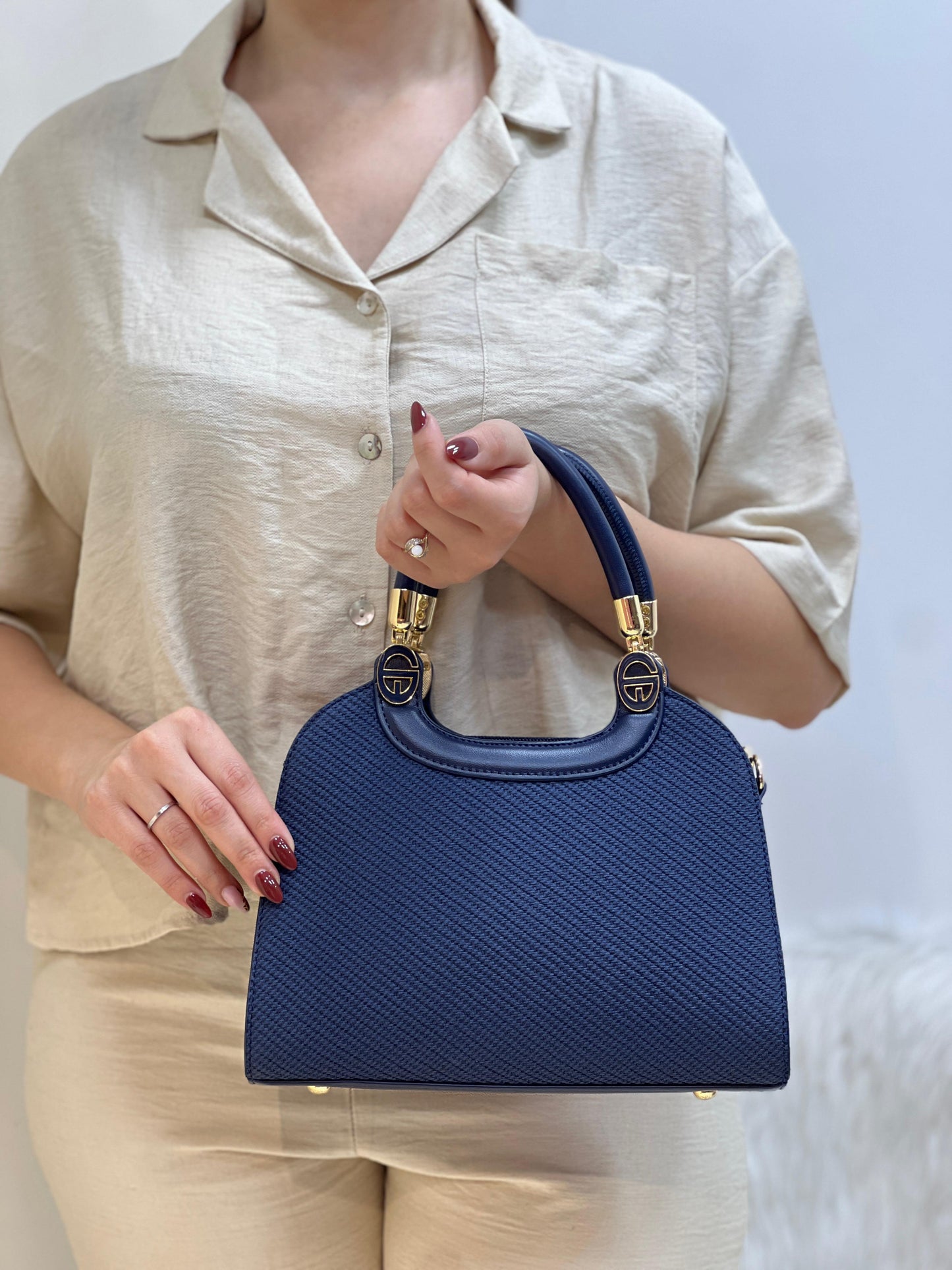 sac à main en cuir tressé