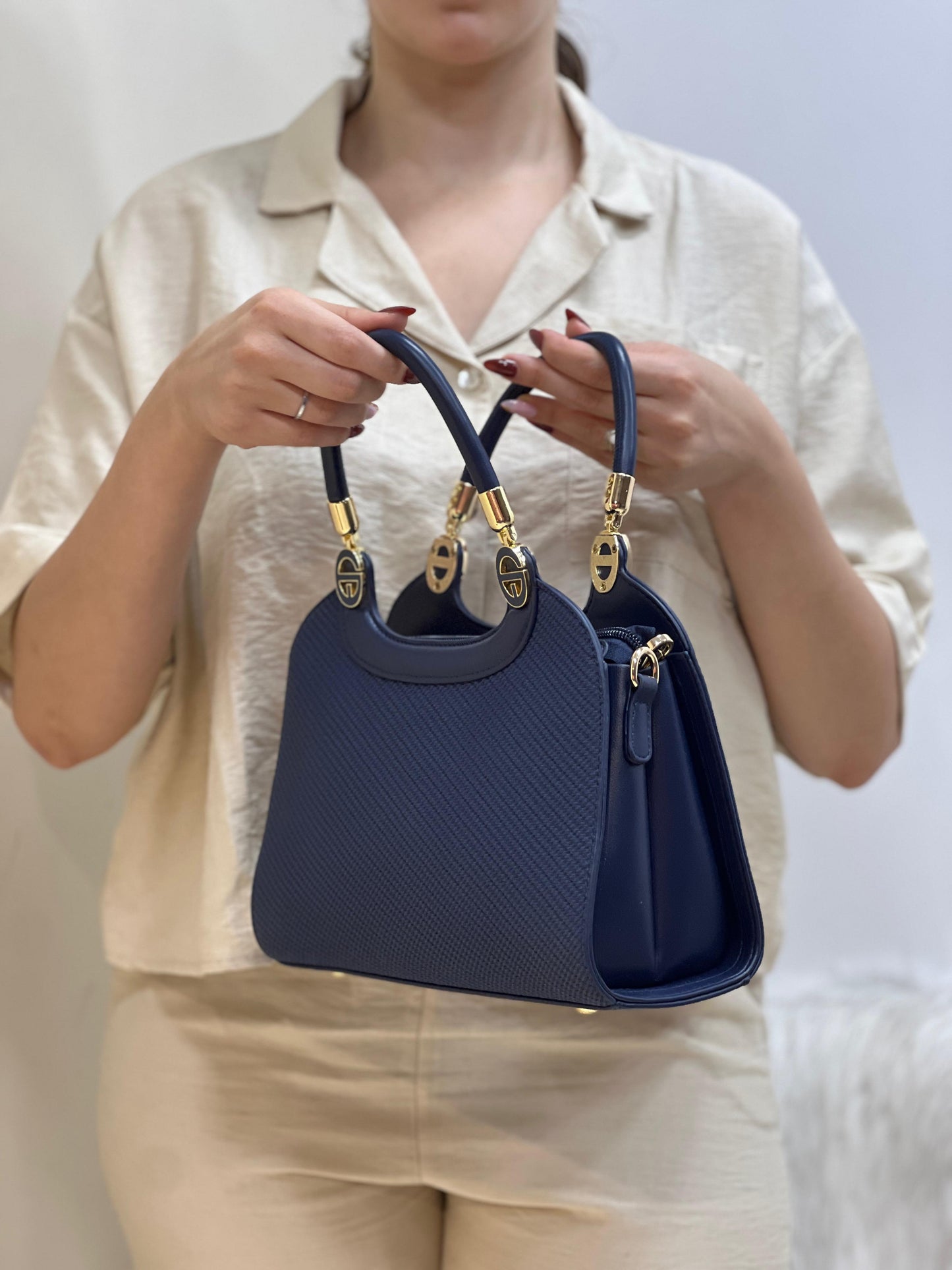 sac à main en cuir tressé