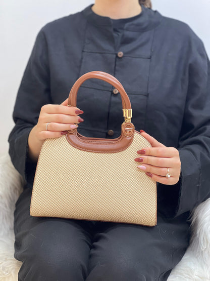 sac à main en cuir tressé