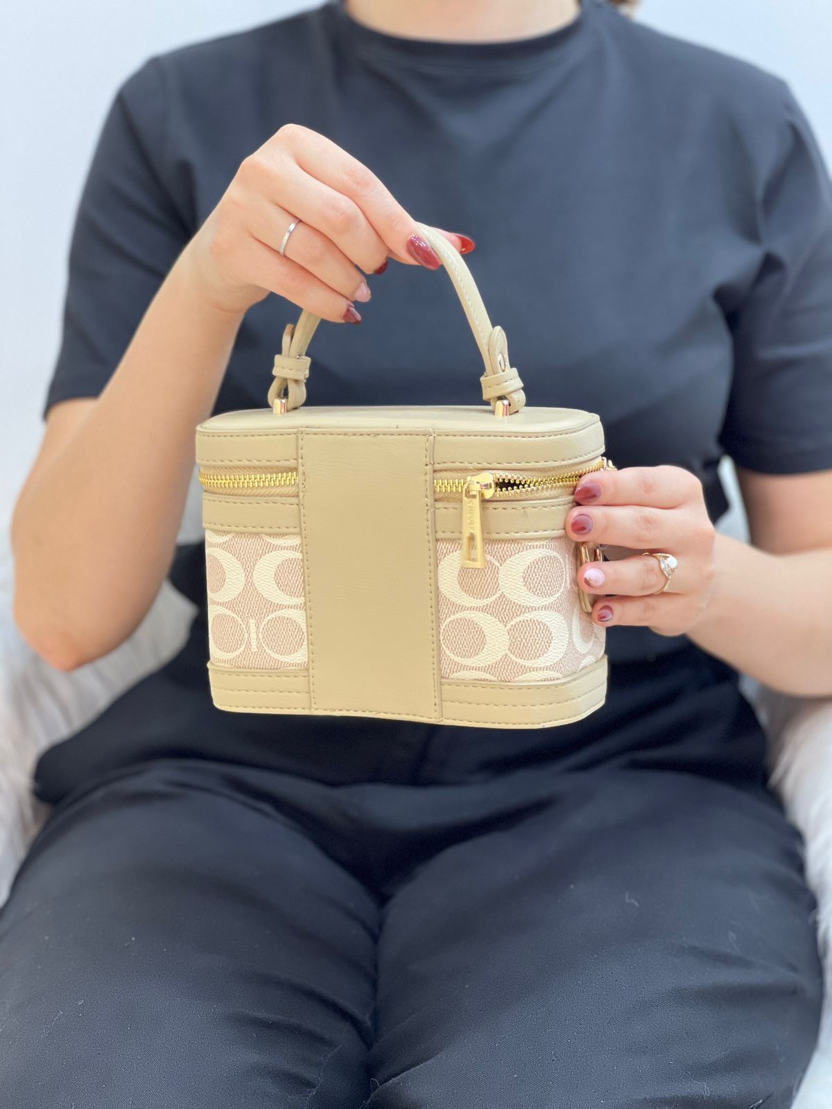 Sac À Main Mini À Deux Couleurs