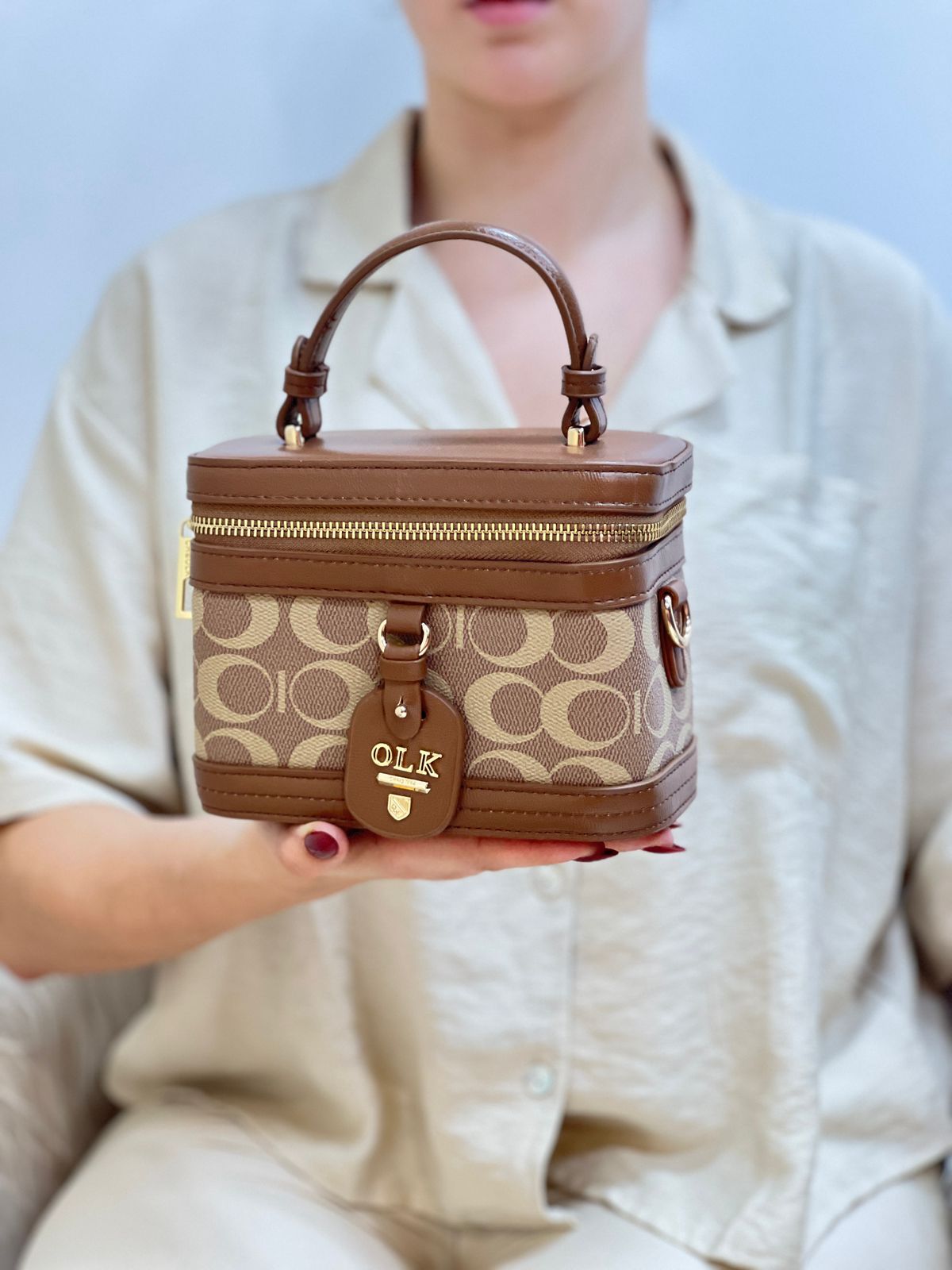 Sac À Main Mini À Deux Couleurs