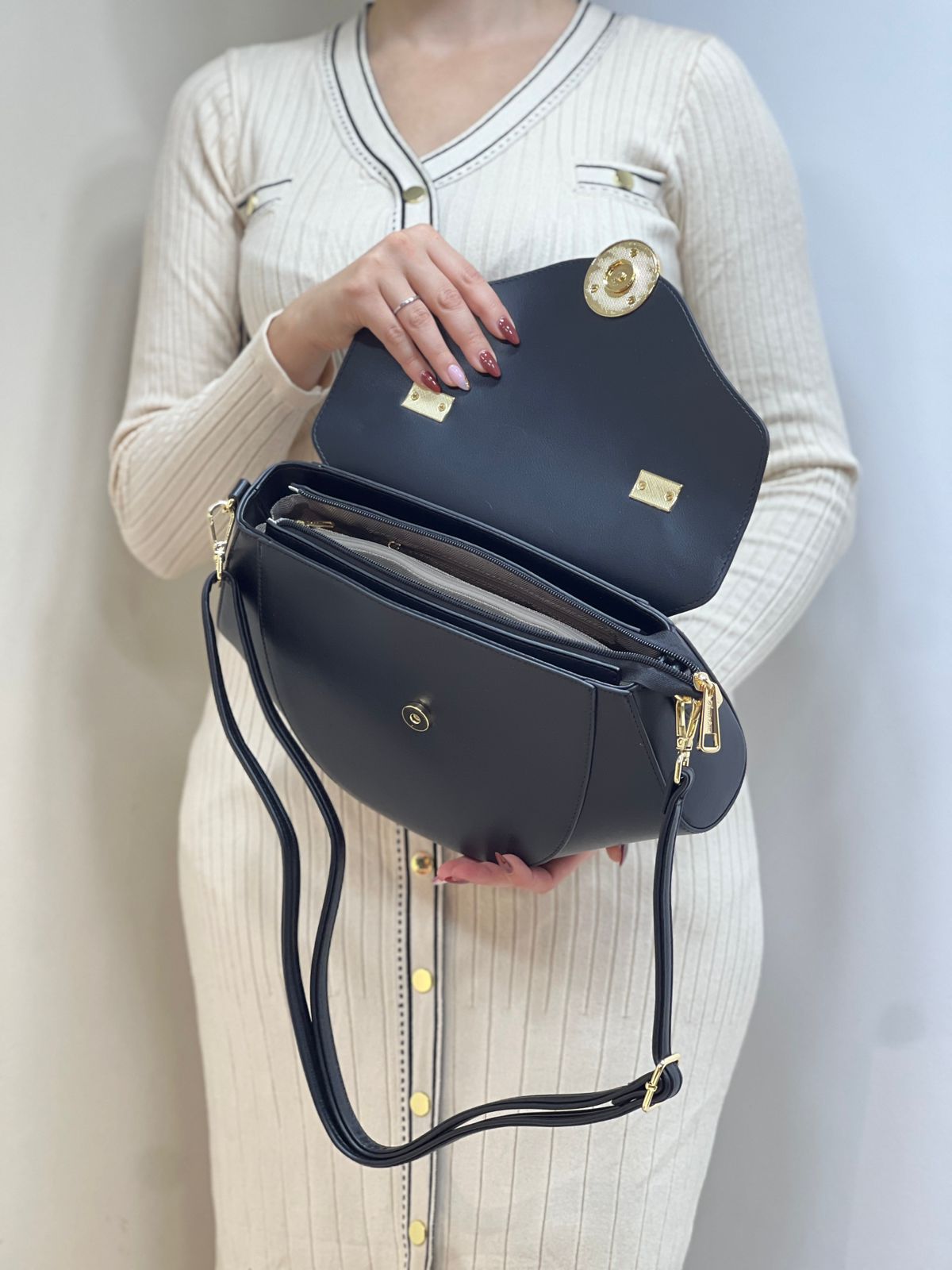 Sac à Main 2-in-1 Chic Bicolores