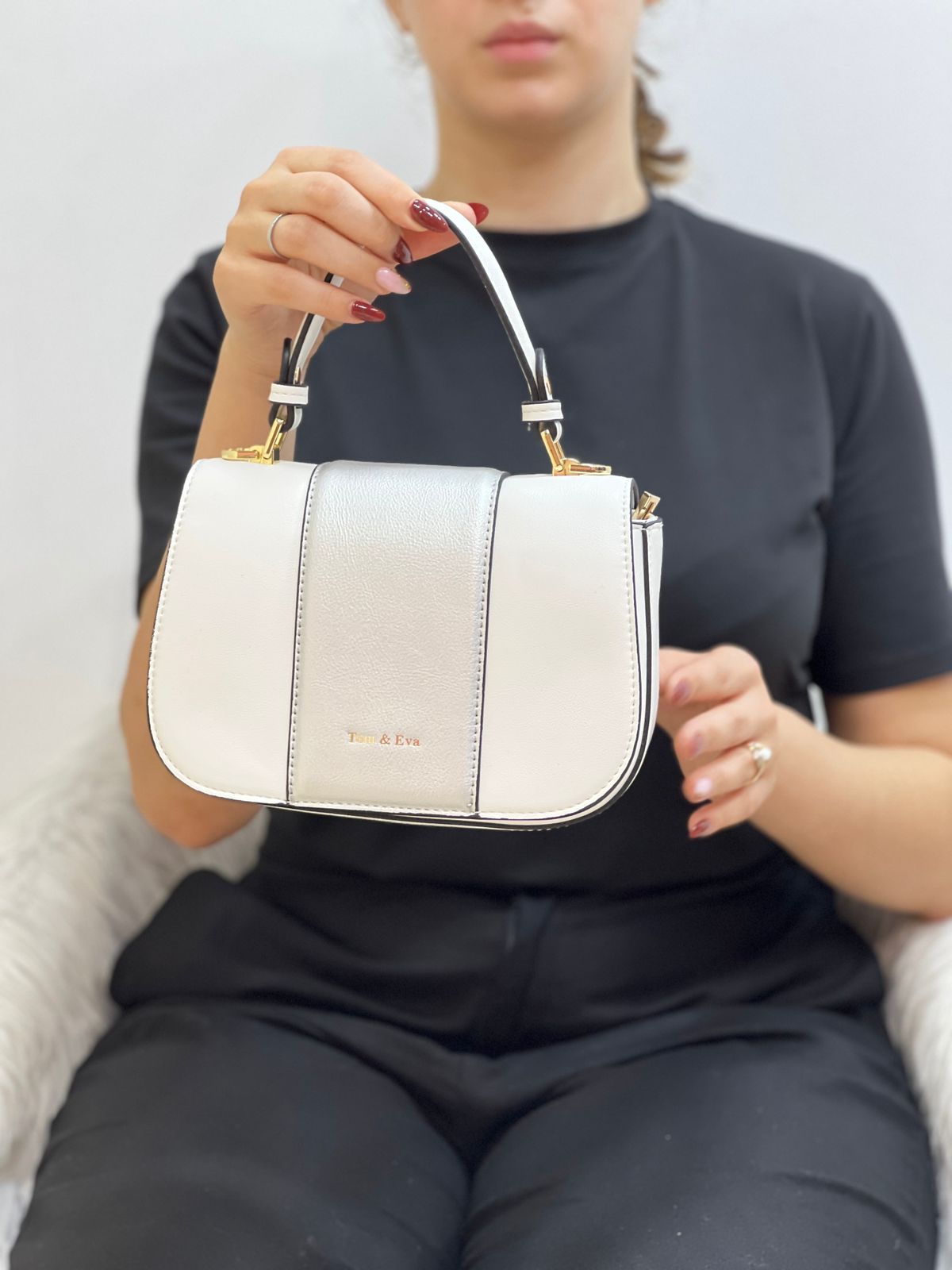 Mini sac à main en cuir PU pour femme