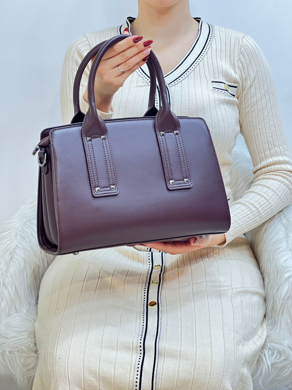 Sac à Main Effet Cuir Classique