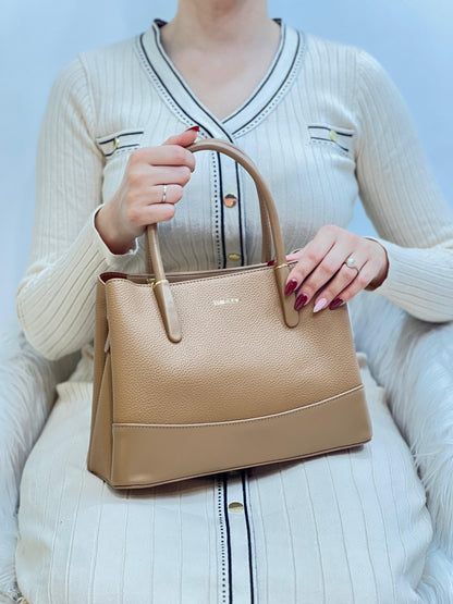 Medium Sac à Main Effet Cuir Grainé