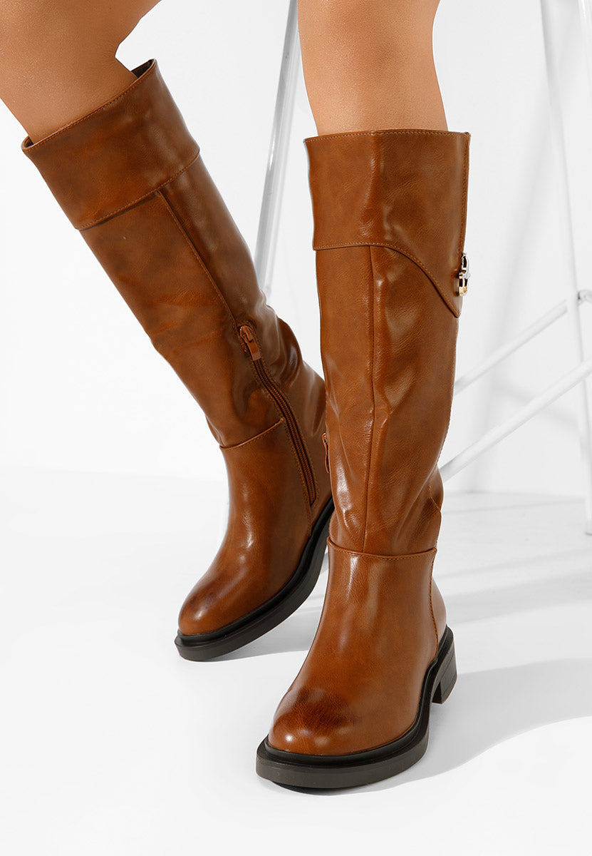 Bottes plates pour femmes