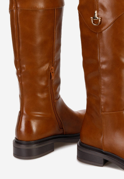 Bottes plates pour femmes