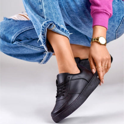 Baskets basiques en simili