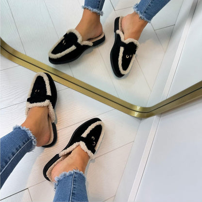 Babouche ouvertes à l'arrière