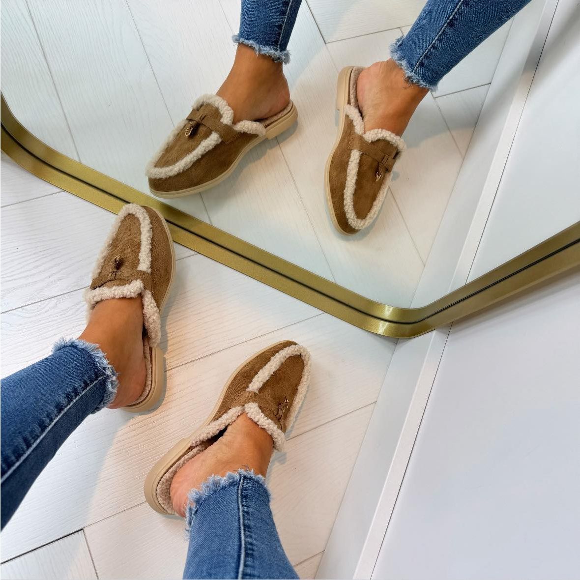 Babouche ouvertes à l'arrière