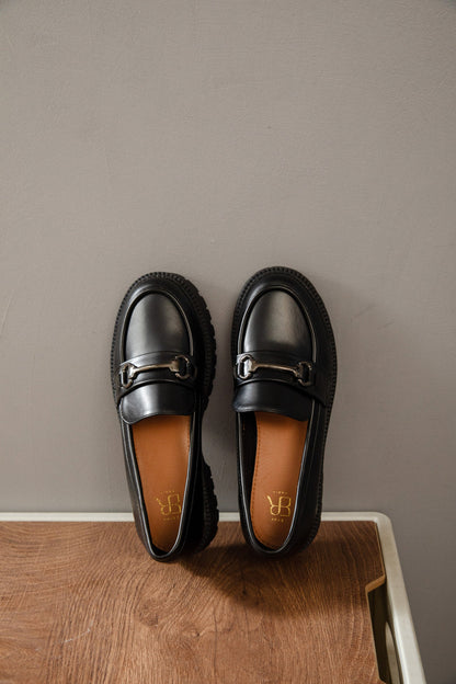 Mocassin femme élégant avec bijou