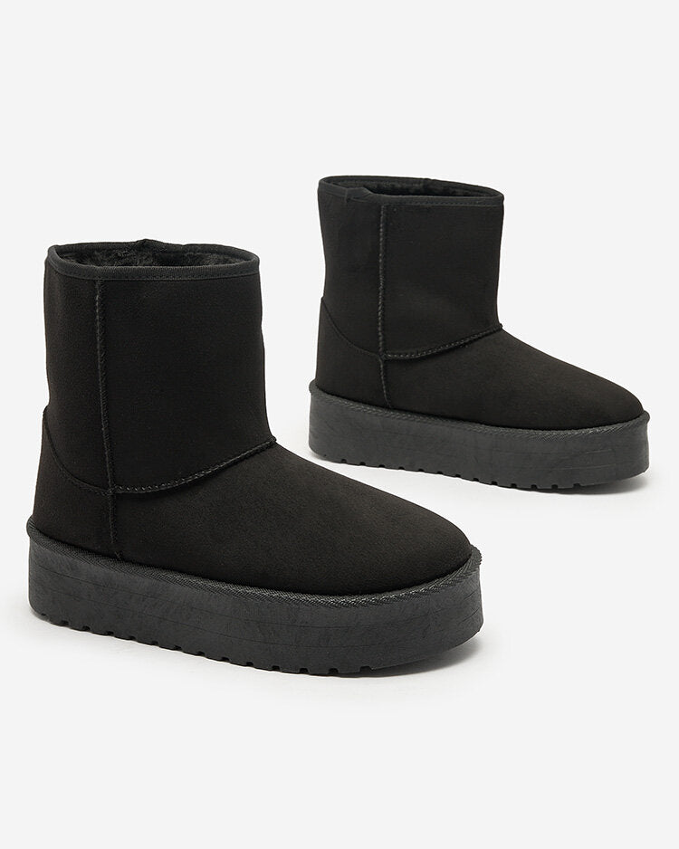 UGG en daim avec fourrure