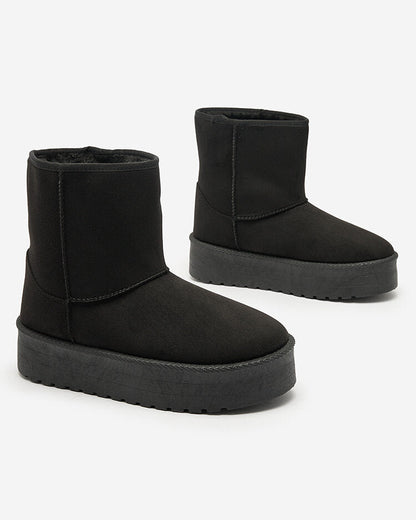 UGG en daim avec fourrure