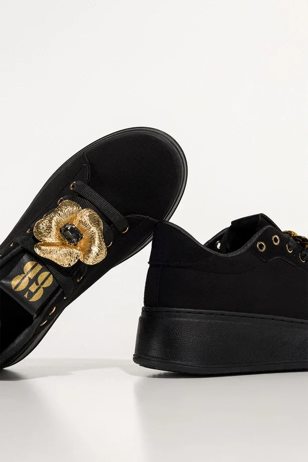 Basket de sport à plateforme et lacets